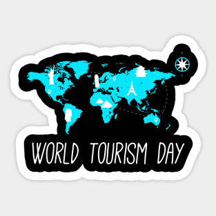 World Tourism Day (2) T Shirt(11) Sticker